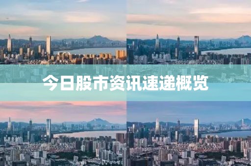 今日股市資訊速遞概覽