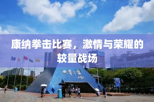 康納拳擊比賽，激情與榮耀的較量戰(zhàn)場