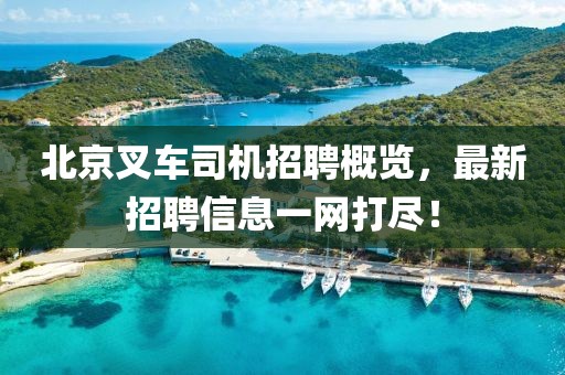 北京叉車司機(jī)招聘概覽，最新招聘信息一網(wǎng)打盡！