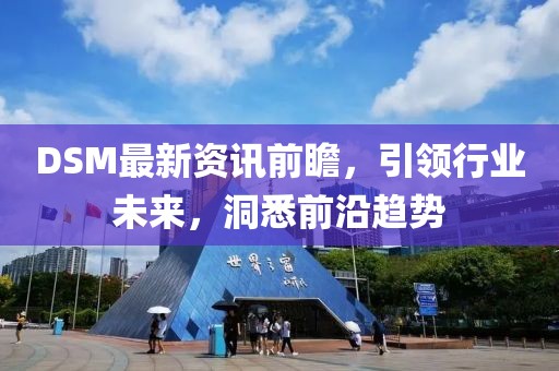 DSM最新資訊前瞻，引領行業(yè)未來，洞悉前沿趨勢