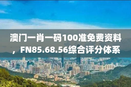 澳門一肖一碼100準(zhǔn)免費資料，F(xiàn)N85.68.56綜合評分體系
